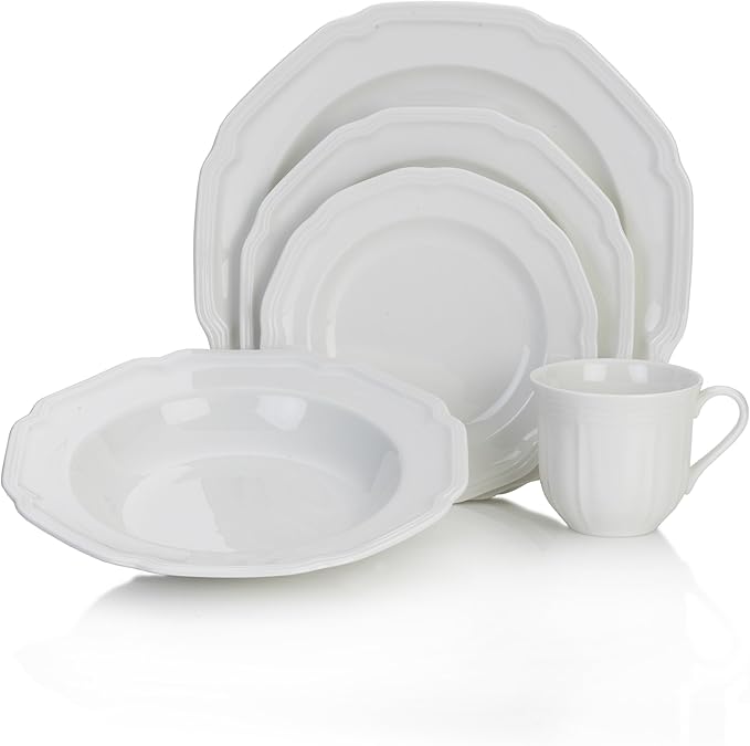 Mikasa Antique White 40Piece Dinnerware Set, Service for 8 Amazon.ca