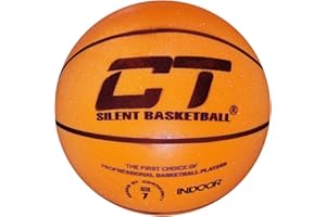 Hanoca Professional Indoor Silent Basketball, Size 7 Quiet Dribbling Training Foam Ball, Durable for Indoor Play, Noise-Absorbing Technology for Silent Practice, Perfect for Aspiring Elite Player