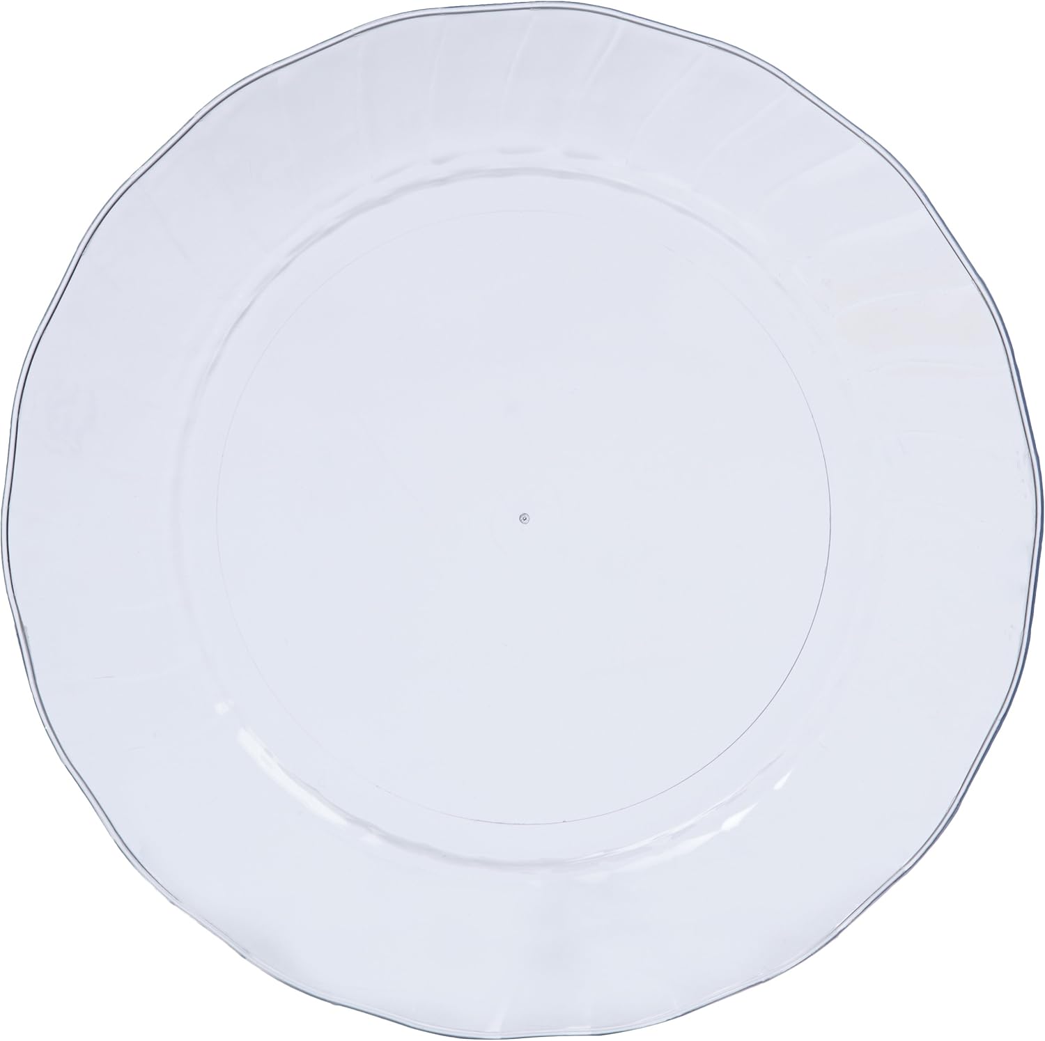 Basics Disposable Clear Plastic Plates, 100-Pack, 7.5-inch: Kitchen & Dining