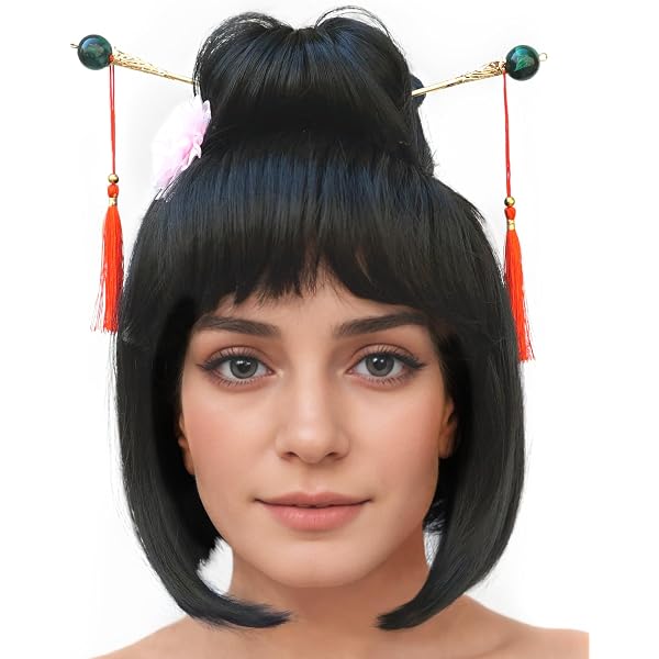 Amazon.com: Rubie's Costume CoGeisha Asian Lady Wig Amazon.com: Rubie's Costume CoGeisha Asian Lady Wig