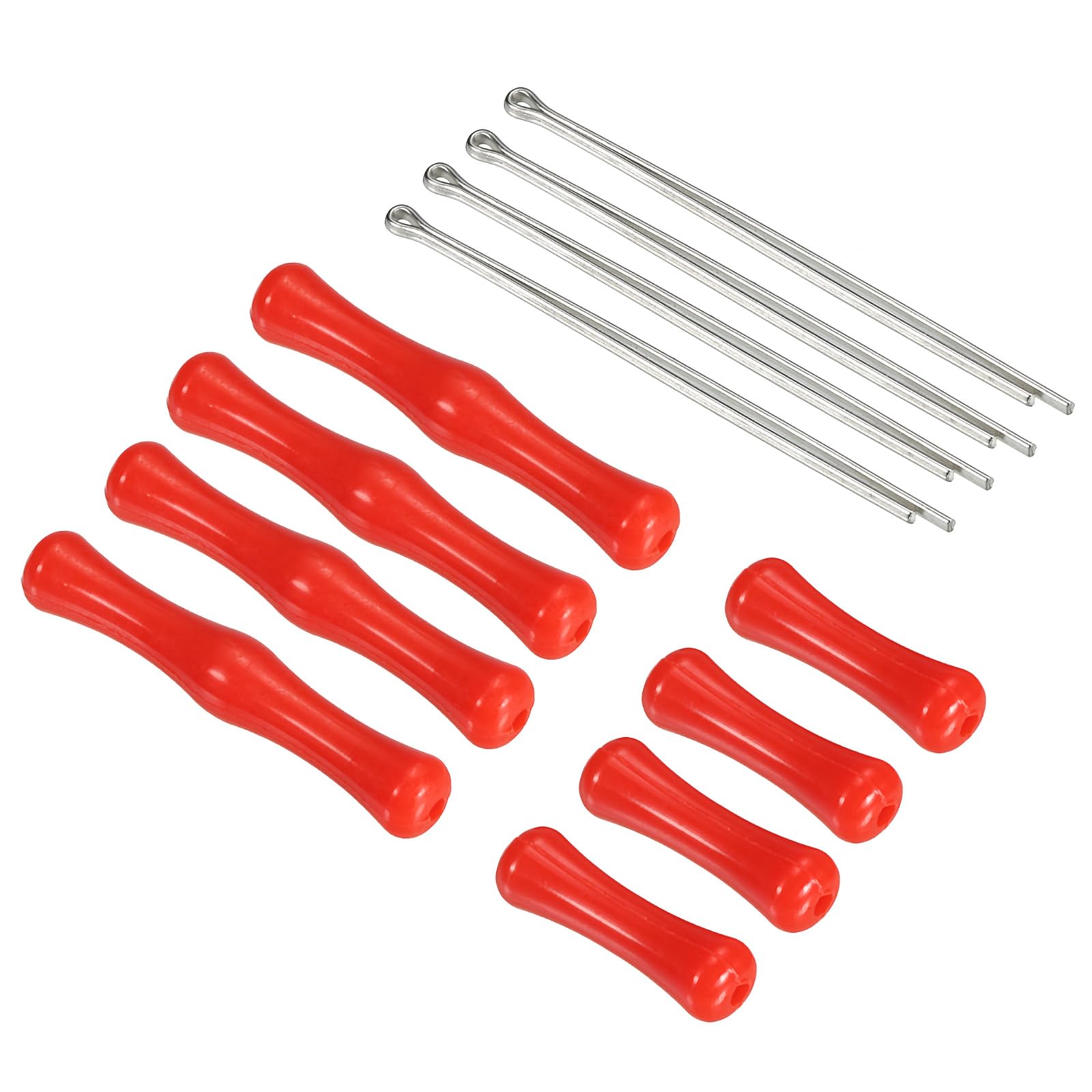 PATIKIL Archery Bowstring Finger Guard Saver 2 Inch/1.2 Inch, 4 Pack Silicone Finger Guard for Adult, Red