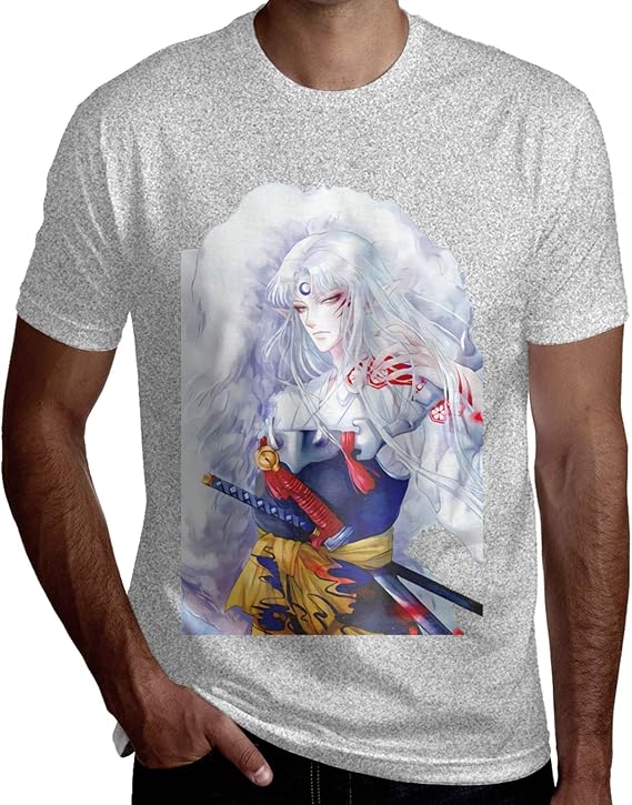 Amazon Co Jp 犬 夜叉 メンズ シャツ半袖ルーズフィットtシャツスポーツ ジム ジョギング ランニング サッカーウェアゴルフシャツスーツ インナー春物夏秋冬丸首ローネック 服 ファッション小物