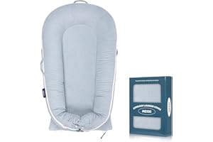 Corduroy Baby Nest Cover for Dockatot Deluxe+ Docks | MEXXI Hypoallergenic Cotton Newbon Lounger Cover (Cover Only) (Alice Blue)