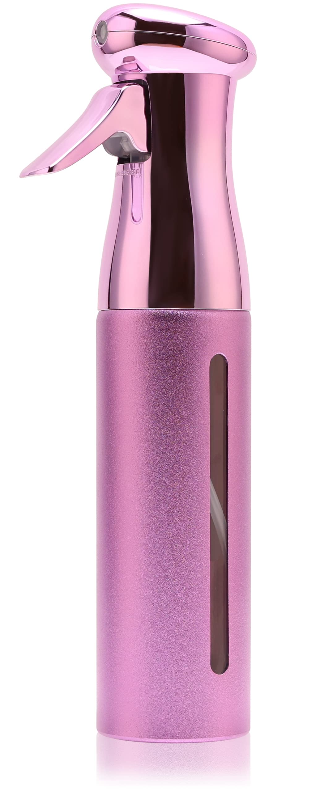 Photo 1 of *** LOOK AT PICTURE DIFFERENT BOTTLE****Salon Style Hair Spray Bottle, Fine Mist Continuous Spray Bottle | 10 Oz Luminous Aerosol Free Water Sprayer for Hairstyling, Plants, Cleaning Solutions Dispensing - Purple