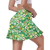 WOWENY Women's Athletic Tennis Skorts Skirts for Women Running Golf Skort with Pockets