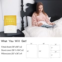 2 Pack Disposable Bed Sheets King Size, Disposable