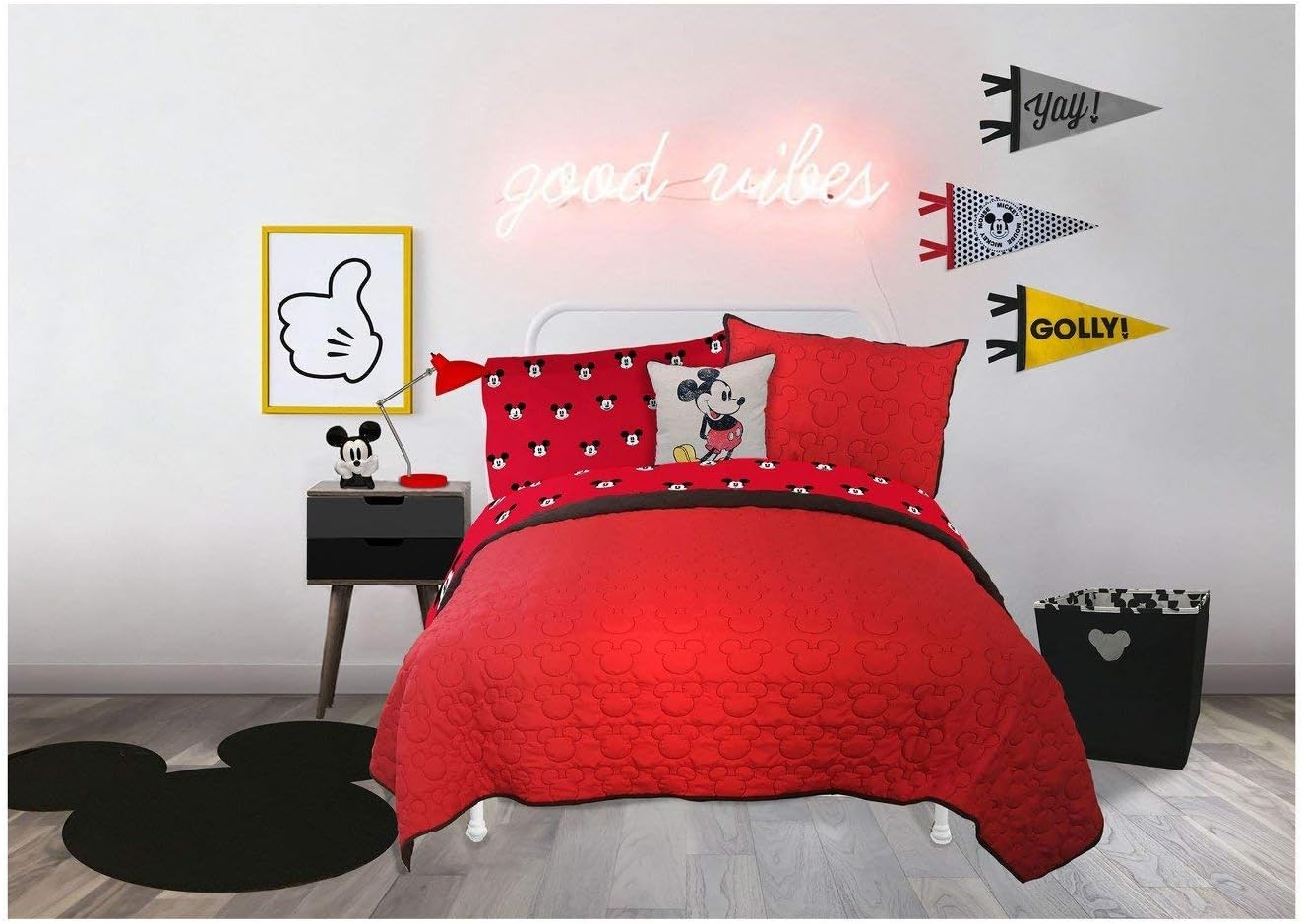 twin mickey mouse bed