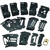 Rockler Router Letter Template Set, 99-Piece State Park Font, (1-1/2&rdquo;H) | Router Letter Templates &ndash; Professional Sign Making &ndash; Letter Template Set &ndash; 99 Pieces &ndash; State Park Font