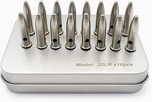 Bayattoo Steel Safety Practice Rounds Action Trainer Dummy Round Dry Fire Training Snap Cap