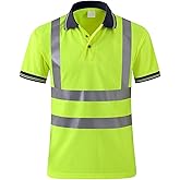 SMASYS Safety Polo Shirt High Visibility Yellow