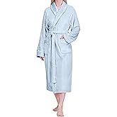 PAVILIA Robes For Women, Fleece Soft Fluffy Bathrobe, Plush Cozy Long Spa Robe
