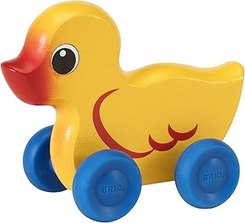 brio duck pull toy