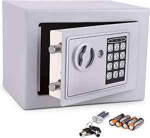 Meykey Caja Fuerte Electrónica Caja Seguridad 230X170X170 mm ...