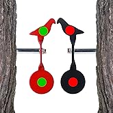 SuyuanArt Self-Healing Auto-Reset Steel Targets - Hunting & Shooting Spinning Targets for BB Guns/Air Rifles/Handguns/Slingsh
