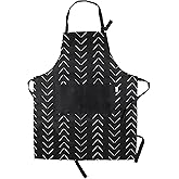 Sage+Stitch Adjustable Designer Kitchen Apron for Adults | Cotton Cooking Apron with Pockets and Adjustable Neck Buckle