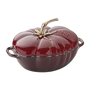 Staub Cast Iron 3-qt Tomato Cocotte - Grenadine