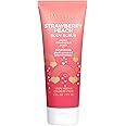 Pacifica Strawberry Peach Body Scrub, Gently Exfoliates & Polishes Dead Skin, For All Skin Types, Ven & Cruelty-Free, 6 Fl Oz