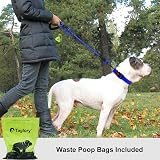 Taglory Rope Dog Lead 1.2 cm 1.8 m Reflective Padding Navy Blue Medium Large view 2