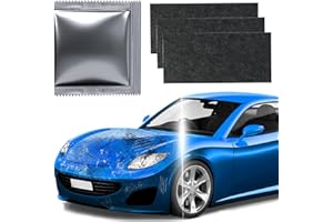 Huotwoe 3PCS Nano Sparkle Cloth for Car Scratches,2025 Nano Sparkle Cloth Car Scratch Remover Cloth Upgrade, Multi-Purpose Nano Magic Cloth Easy to Repair Small Scratched Water Spots-Grey