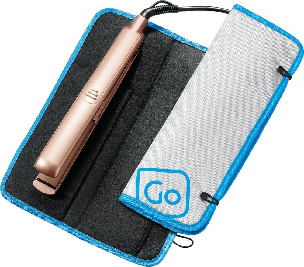 Go Travel Dual Purpose Heat Proof and Foldable Safety Pouch and Mat for Hair Straighteners and Tongs. (Ref 432.101)