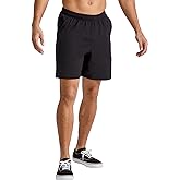 Hanes Men's Originals Cotton Pockets, Pull-on Jersey Gym Shorts, 7"