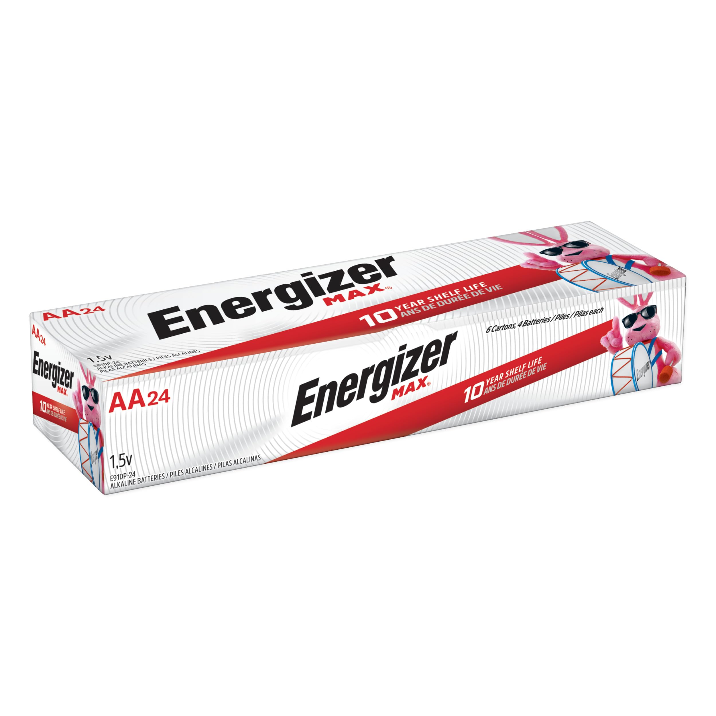 Energizer AA Batteries, MAX Double A Battery Alkaline, 24 Count