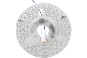 Whoasyst PC Aluminum 18W Ceiling Fan Lighting Board 130mm Wide Voltages Mount for Home Office Commercial Spaces Home Office L