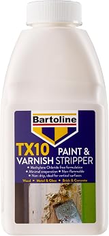 Bartoline TX10 Paint Varnish Stripper 500ml Extra Strong Non Caustic Wood Metal