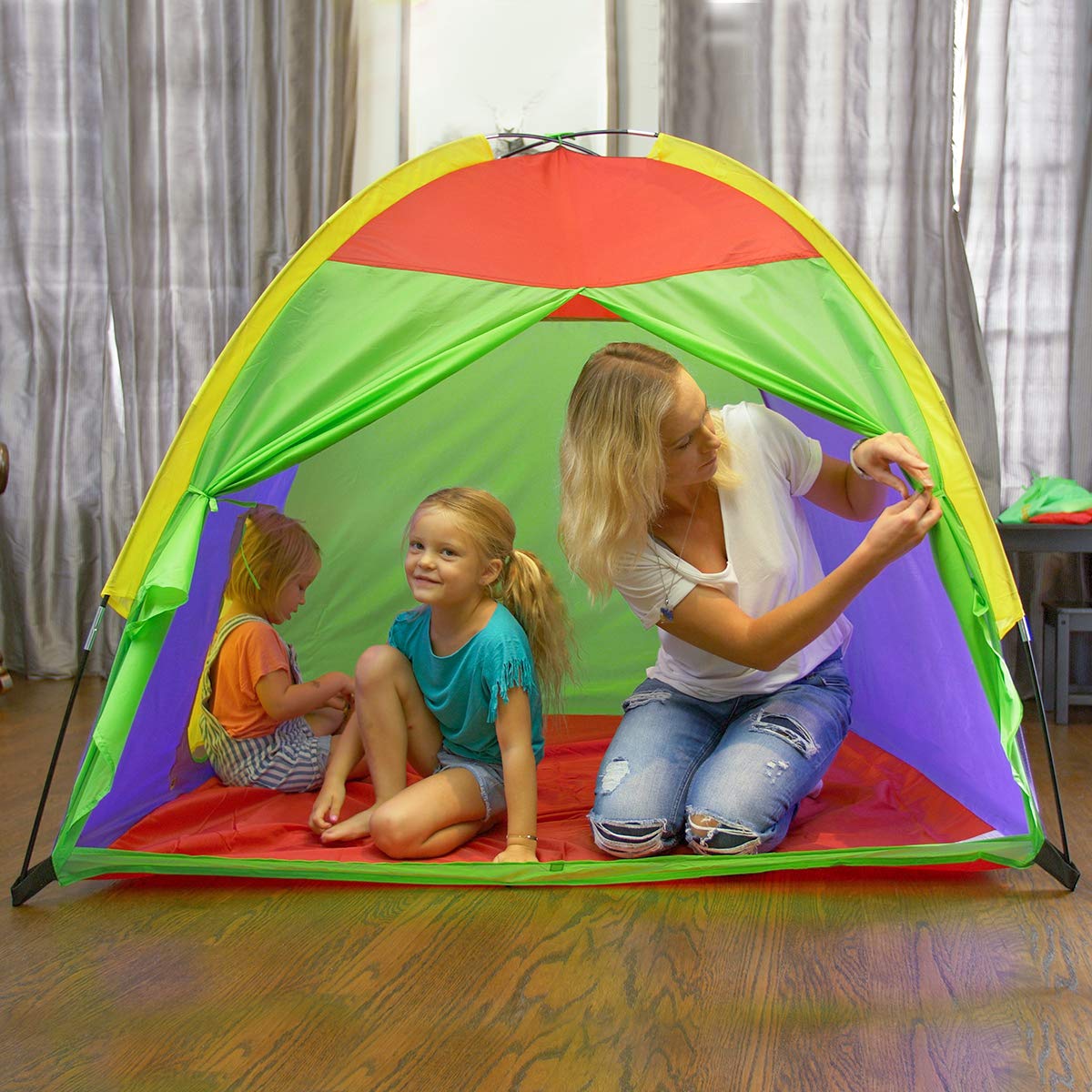 Alvantor Kids Tents Indoor Children Play Tents For Toddler Tents For Kids Pop Up Tent Boys Girls Toys Indoor Outdoor Play Houses Giant Party 58”x58