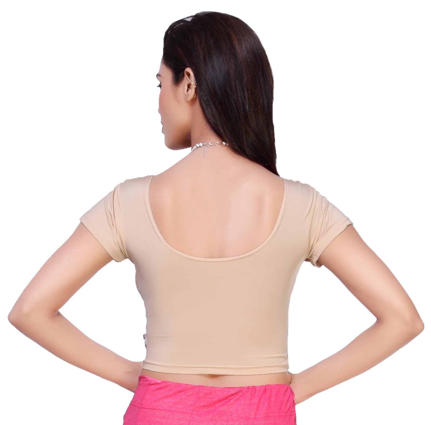 louis fashion cotton lycra fabric women blouse (agspl-3101)