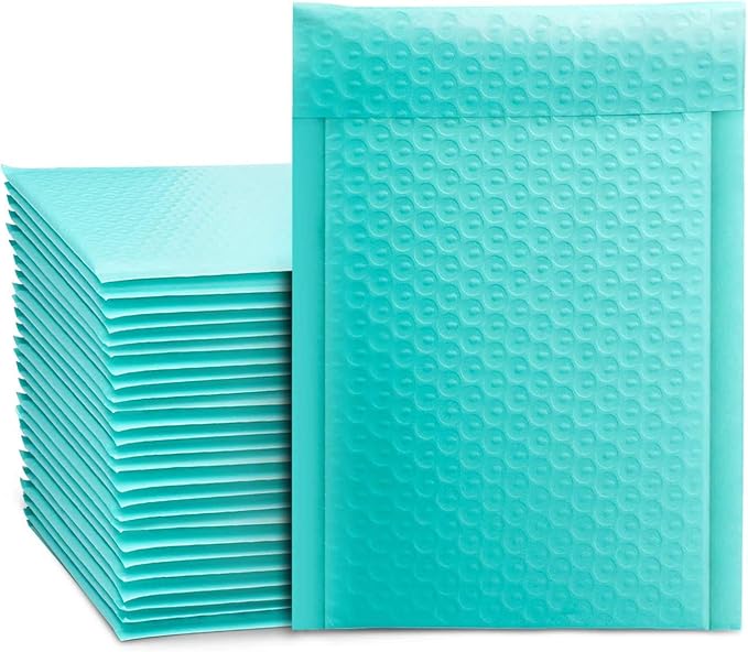 Switory 25pcs 21.6cmx32cm Poly Bubble Mailers Padded Envelopes Bubble