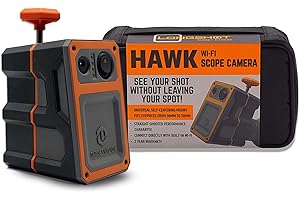 LongShot Hawk Spotting Scope Camera – Wireless HD Video Streaming, Fits 36-58mm Eyepieces, App-Controlled, 12+ Hour Battery, Weather & Drop Resistant, No Wi-Fi/Cell Service Needed