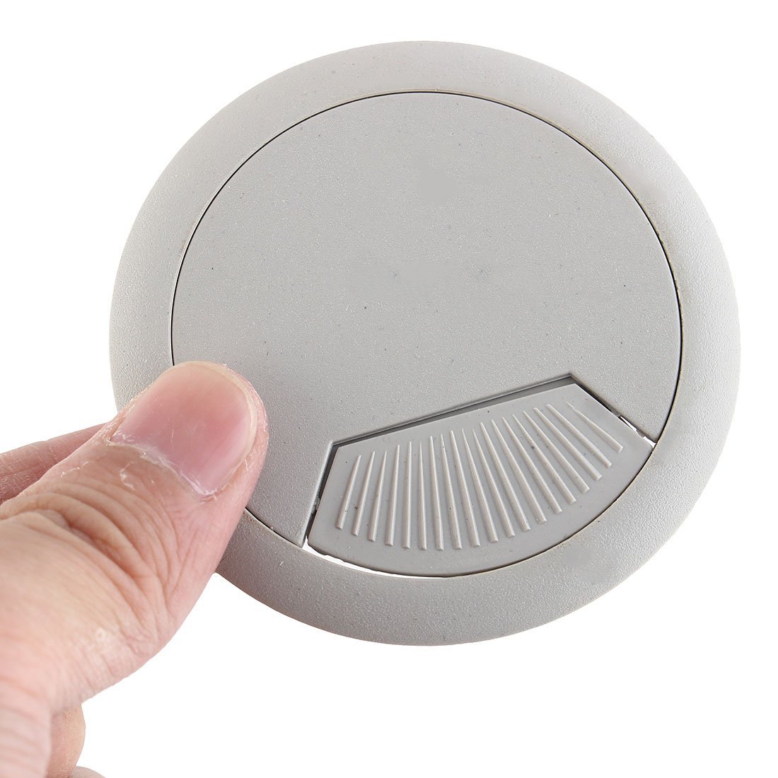 Amazon.com: eDealMax Coperchio Foro plastica Computer Desk tessuti circolari passacavo Tidy Port Wire 10pcs Grigio chiaro: Electronics