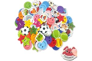 GENERIC 100 PC Anxiety Sensory Sticker Assortment Pack, Heavily Textured Calming Stickers, Sensory Fidget Stress Relief, Relieve Adult & Teen Stress, Relieve Kid Stress