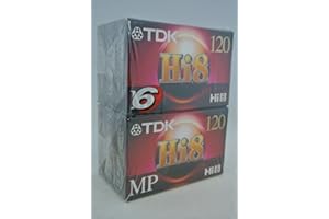 TDK Hi8 MP120 Premium Performance Camcorder Videotape (6-pack)