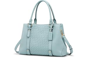 Kattee Women Soft Genuine Leather Satchel Bags Top Handle Crossbody Purses and Handbags Totes Shoulder Hobo