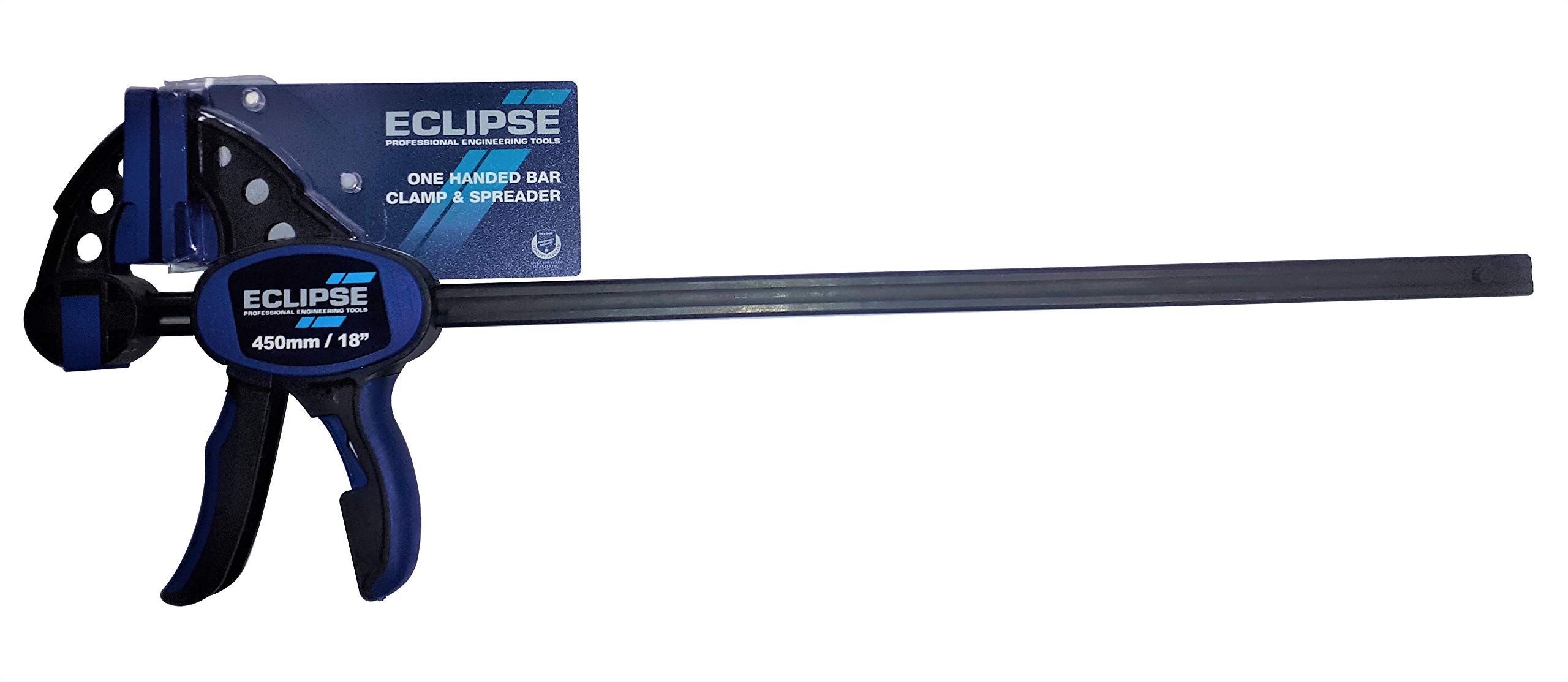 Eclipse Professional Tools EOHBC18 One Handed Bar Clamp & Spreader 450mm (18")
