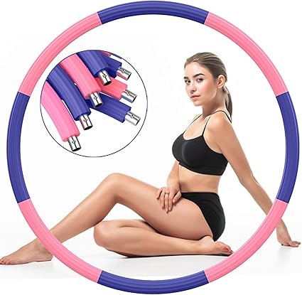Amazon Com Ttmow Weighted Exercise Hoop For Adults Weight Loss 2 15lbs Fitness Workout Hoop Stainless Steel Core With Thicker Premium Foam Add Weight Freely Perfect For Waist Hooping Challenge Toys Games