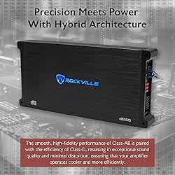 Rockville dB55 4000W 5-Channel 2-Ohm Car