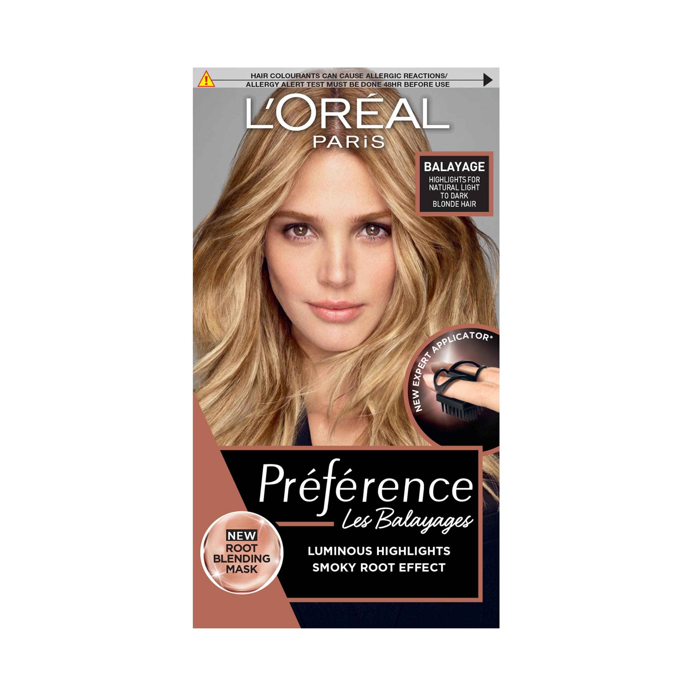 Preference Les Balayage Shade 2: Expert highlights for natural dark blonde to light brown hair. Create beautiful, sun-kissed balayage effects with ease and achieve professional-looking highlights.