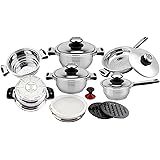 16 tlg. hochwertiges Kochgeschirrset Topfset mit 7