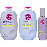 eos Essentials Bundle - Body Wash, Body Mist, Body Lotion - Vanilla Cashmere