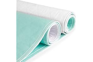 CoolShields Waterproof Bed Pads Incontinence 34'' x 52'' (1 Pack) Washable Reusable Bedwetting Mattress Protector Pad for Kids, Adults, Elderly, and Pets