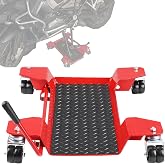 Motorcycle Center Stand Dolly with 360&deg; Locking Casters, 550 lb Capacity | Bike Mover for Motorcycles WITH Center Stand &ndash; Compatible with Yamaha FZ1, FZR, FJR &amp; Fazer