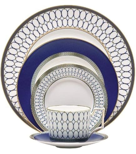 Amazon.com: Vera Wang for Wedgwood Grosgrain 4-Piece Place Setting