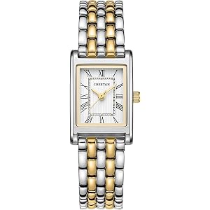CHEETAH Watches for Women with Small Vintage Bracelet,Rectangular Case Roman Dial,Water Resistant