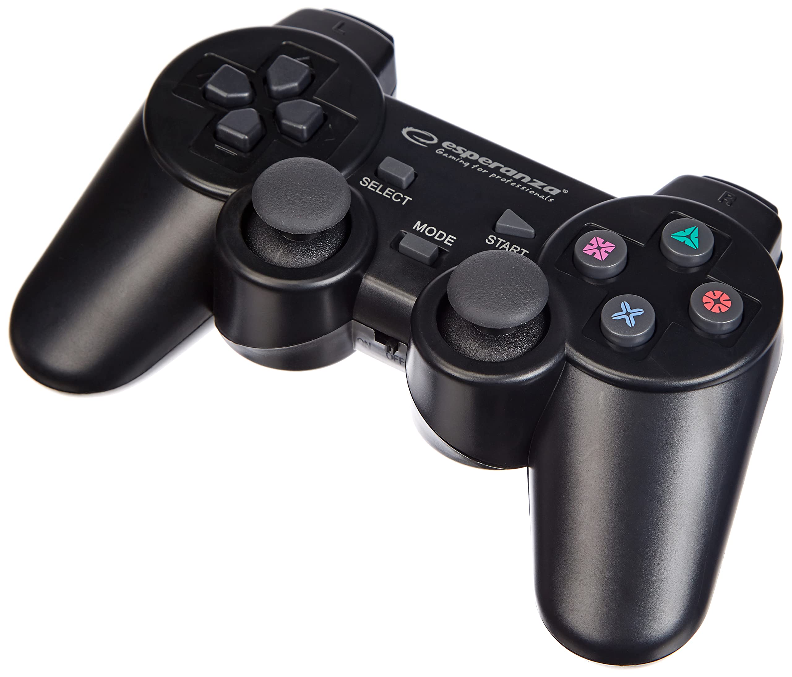 Esperanza EGG108K Wireless Gamepad 2.4Ghz PS3/PC USB Gladiator Black