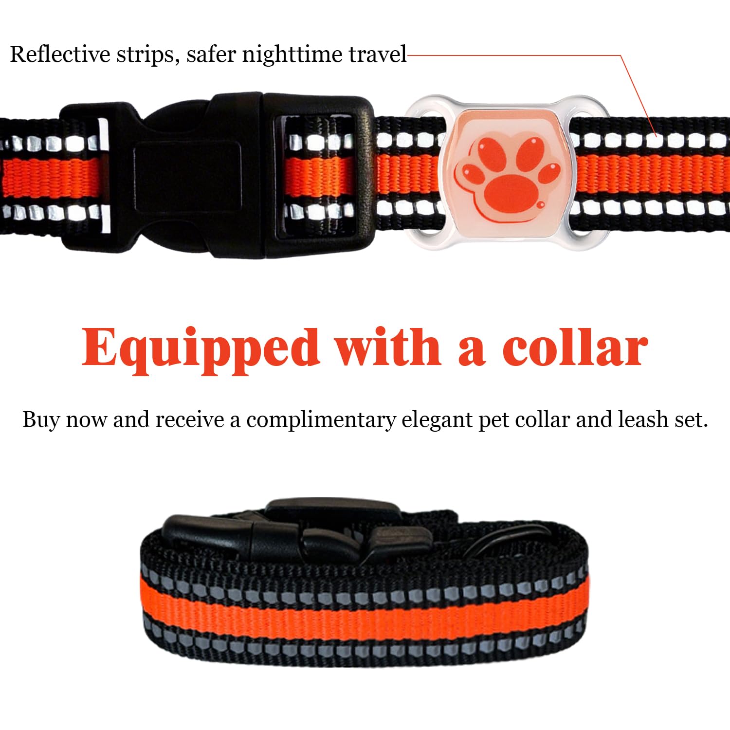Condition photo showing New/Like New for pet gps tracker for dogs & cats - no monthly fee/subscription,
