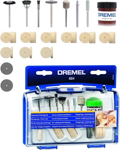 Dremel 684 Cleaning and Polishing Kit 20 Accessories Rotary Tool