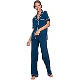 Eberjey Gisele Short Sleeve Pant PJ Set